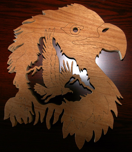 Eagle inside of Eagle Cutout « Hans Wooden Puzzles